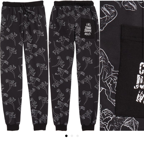 Sometime soon x Jurassic world tshirt and sweatpants size 6 - Picture 5 of 5